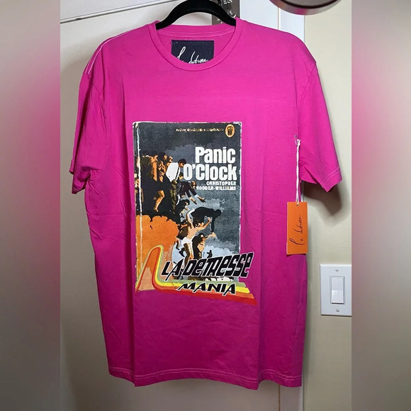 NWT Revolve x La Detresse Pink Cookies Panic Tee Size Large - Picture 4 of 10